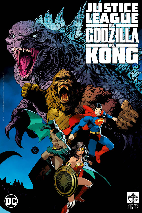 Justice League Vs Godzilla Vs Kong #1  Cvr A Drew Johnson (Of 6)
