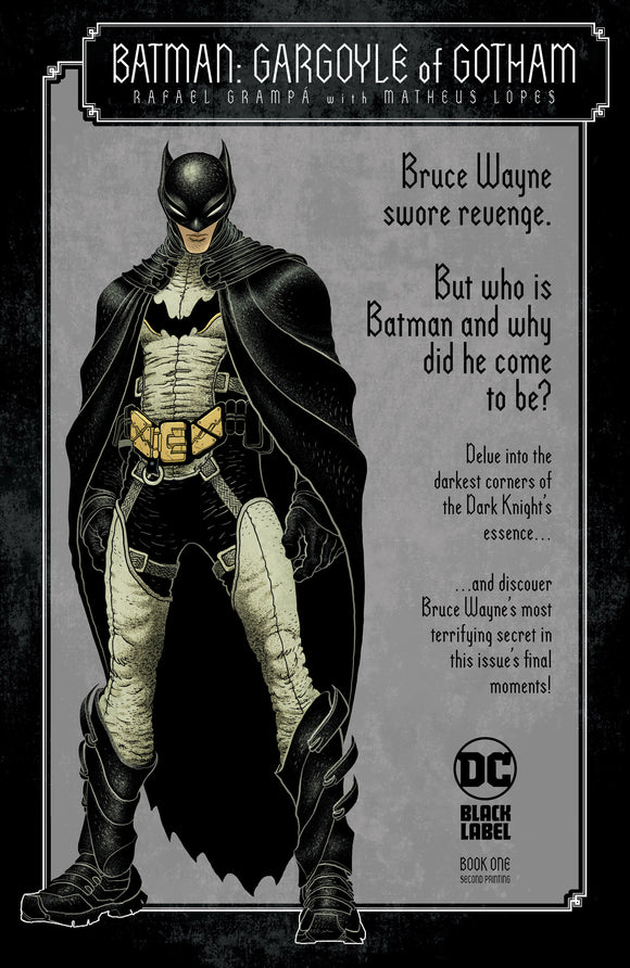 Batman: Gargoyle Of Gotham #1 2Nd Print