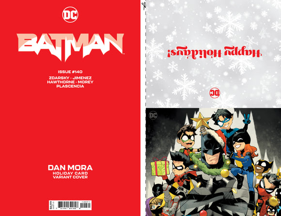 Batman #140 Cvr D Dan Mora Dc Holiday Card Special Edition Var