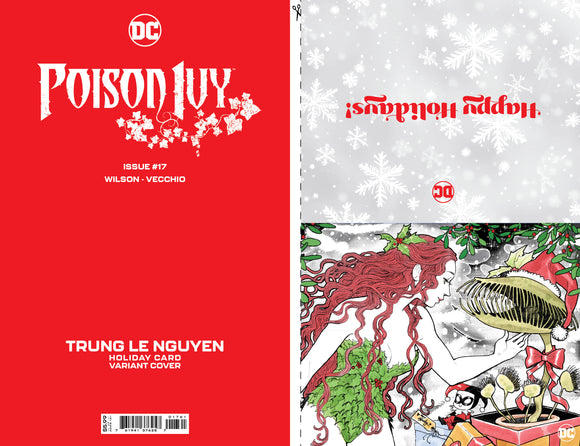 Poison Ivy #17 Cvr D Trung Le Nguyen Dc Holiday Card Special Edition Var