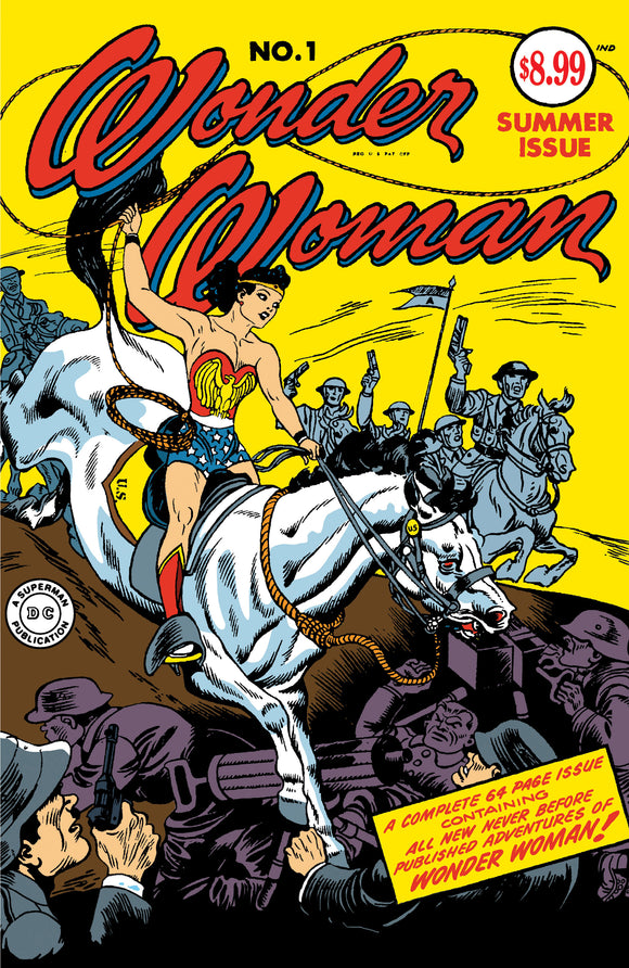 Wonder Woman #1 1942 Facsimile Edition Cvr B Harry G Peter Foil Var
