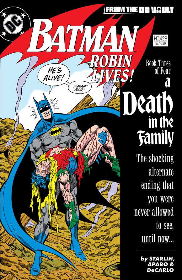 Batman #428 Robin Lives 2Nd Ptg Cvr B Aparo Csv
