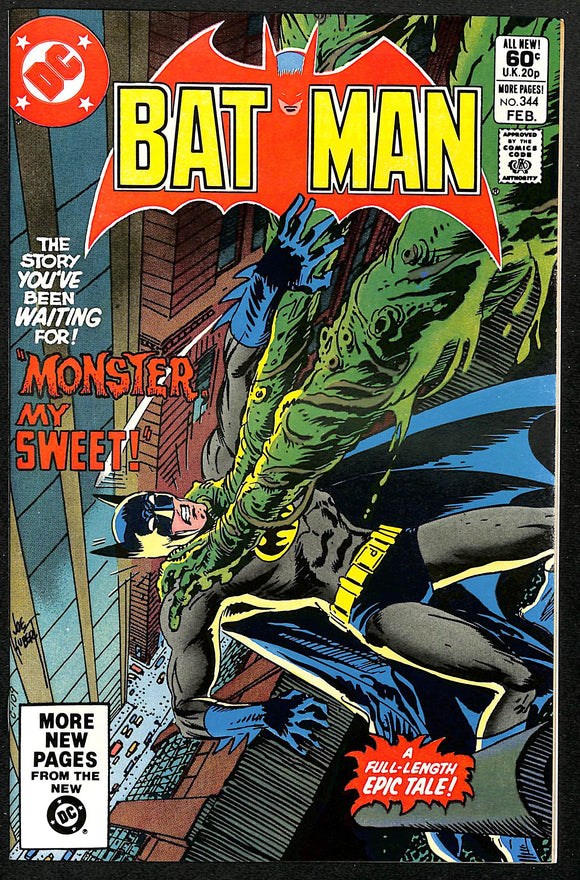 Batman #344 Joe Kubert Cover