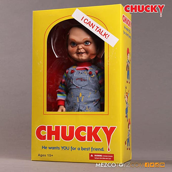 Chucky 15In Good Guys Figw/Sound -Sneering