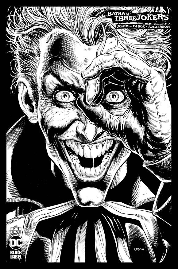 Batman Three Jokers #3 Inc 1:100 Jason Fabok B&W Var