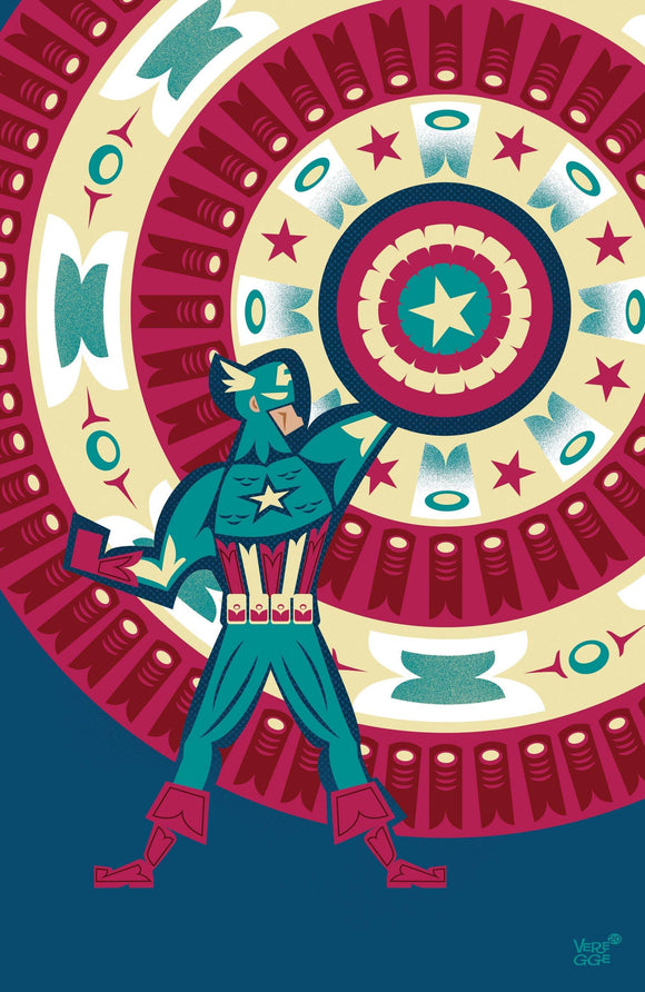 Captain America #25 Veregge Captain America Var