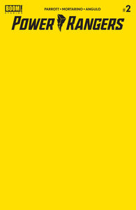 Power Rangers #2 Cvr C Yellow Blank Sketch