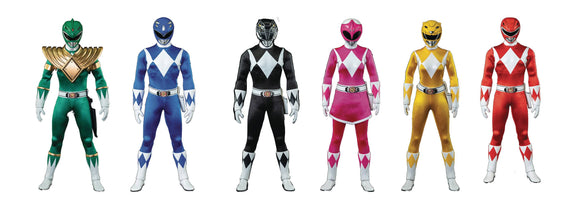 Mighty Morphin Power Rangers 1/6 Scale Af 6Pk Set