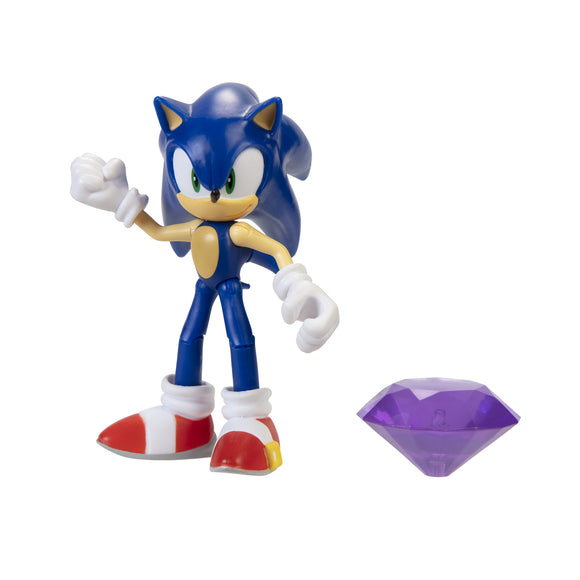 Sonic The Hedgehog 4In Articulated Modern Sonic Purple Emerald Af