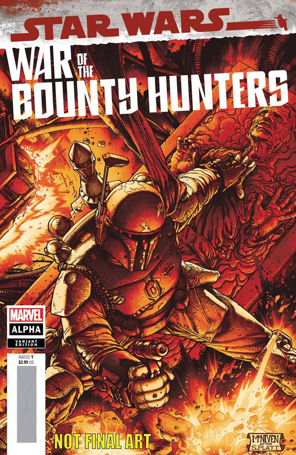 Star Wars War Bounty Hunters Alpha #1 Mcniven Crimson