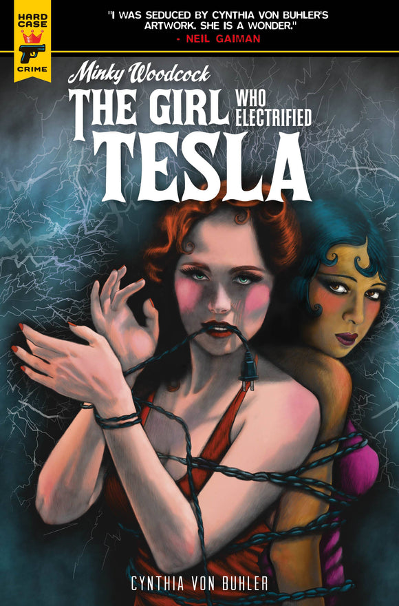 Minky Woodcock Girl Electrified Tesla #4 Cvr C Buhler