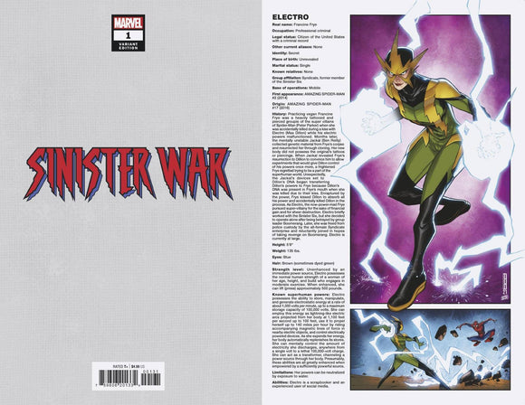 Sinister War #1 (Of 4) Handbook Var
