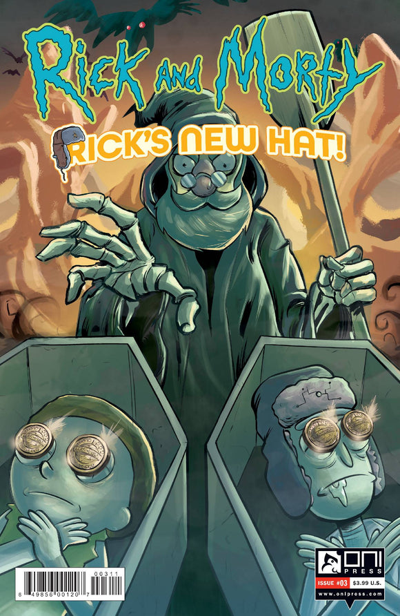 Rick And Morty Ricks New Hat #3 Cvr A Stresing