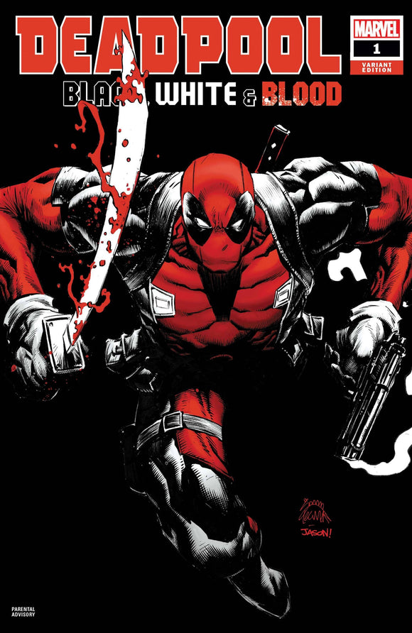 Deadpool Black White Blood #1 (Of 5) Stegman Var