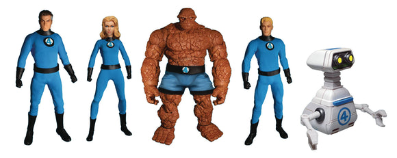 One-12 Collective Marvel Fantastic Four Dlx Steel Box Af Set