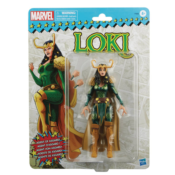 Marvel Legends Retro 6In Loki Agent Of Asgard Af Cs
