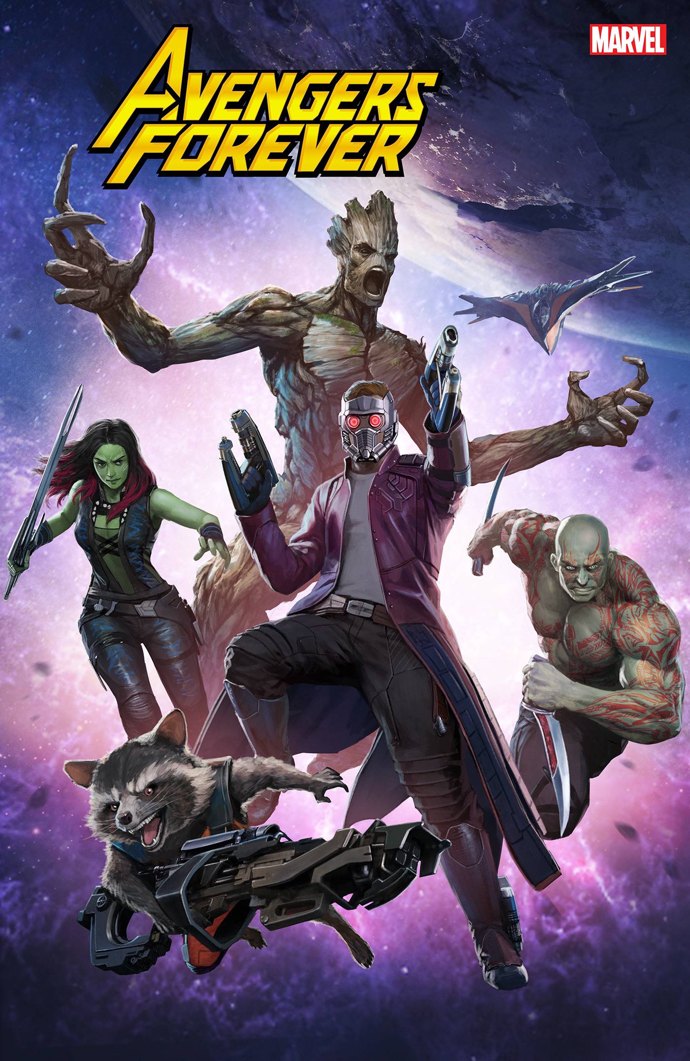 Avengers Forever #4 Skan Infinity Saga Phase 2 Var