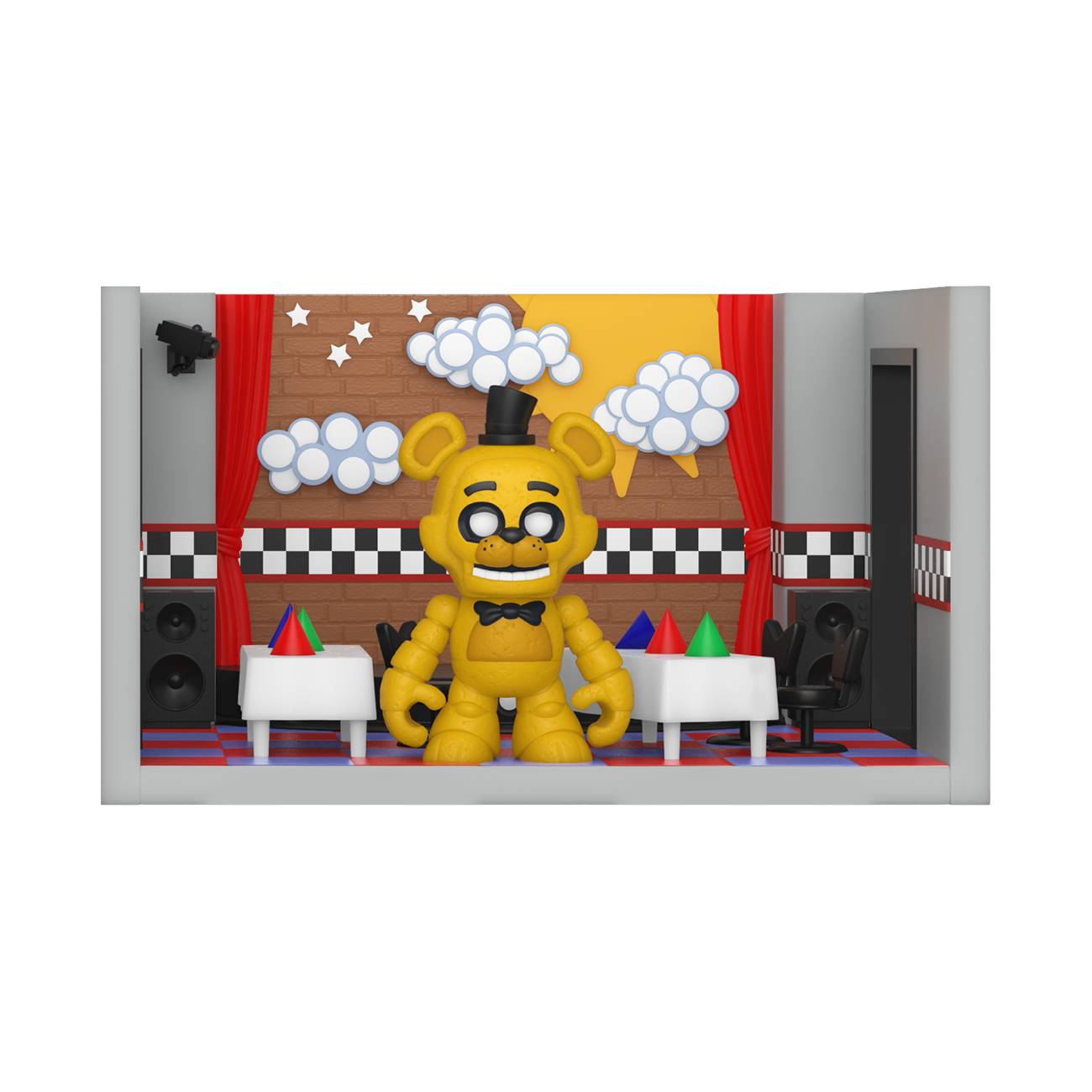 Five Nights At Freddys Snap Playset Stage W/ Freddy Gd