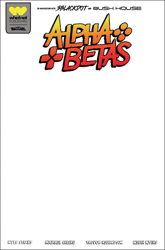 Alpha Betas #1 (Of 4) Cvr E Blank Sketch Var