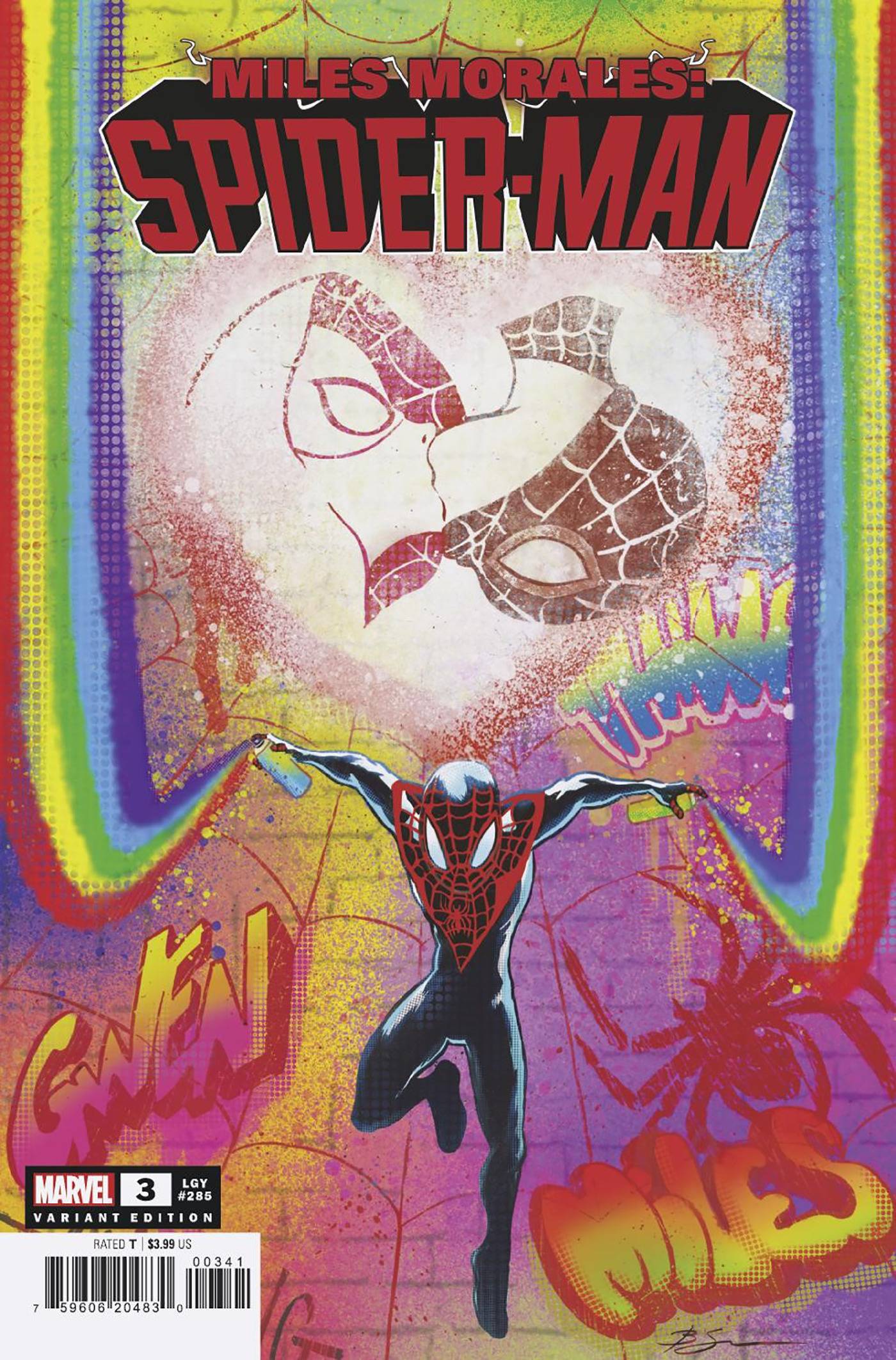 Miles Morales Spider-Man #3 Graffiti Var