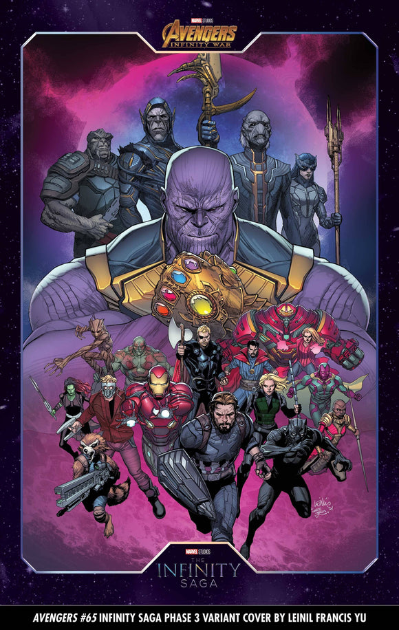 Avengers #65 Yu Infinity Saga Phase 3 Var