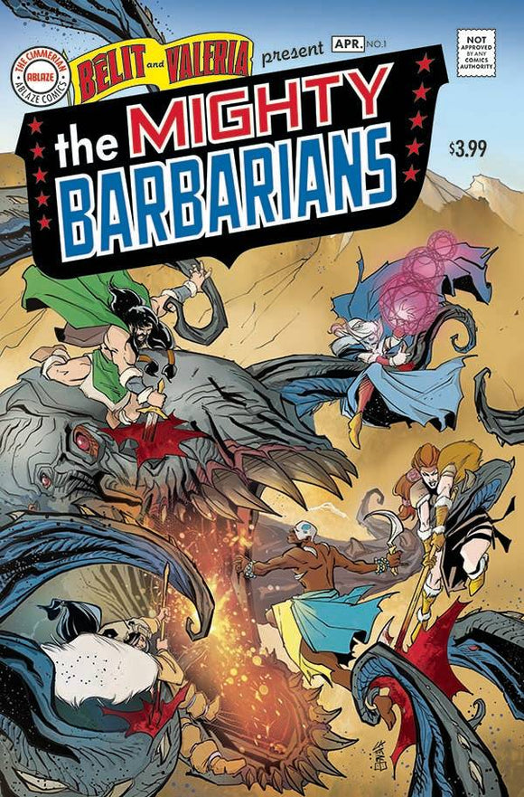 Mighty Barbarians #1 Cvr D Cafaro Homage