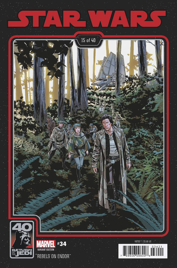Star Wars #34 Sprouse Return Of The Jedi 40Th Anniv Var