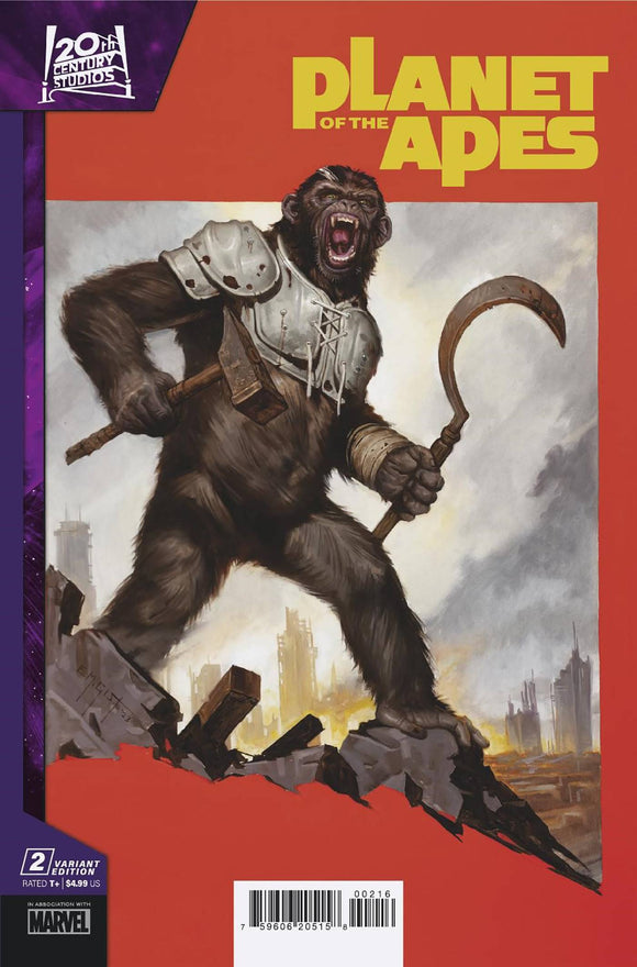Planet Of The Apes #2 25 Copy Incv Gist Var