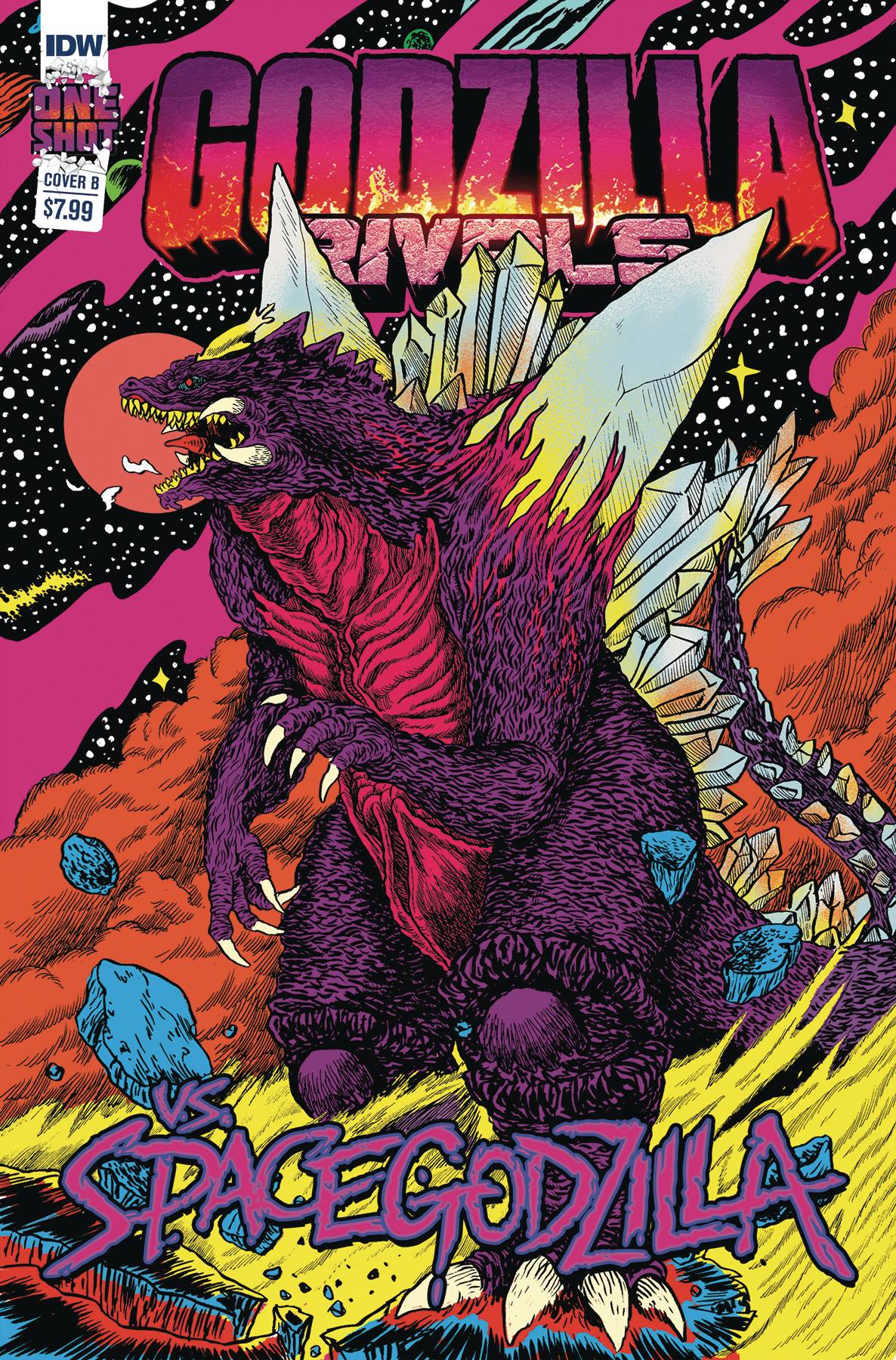 Godzilla Rivals Vs. Spacegodzilla #1 Cvr B Ziritt