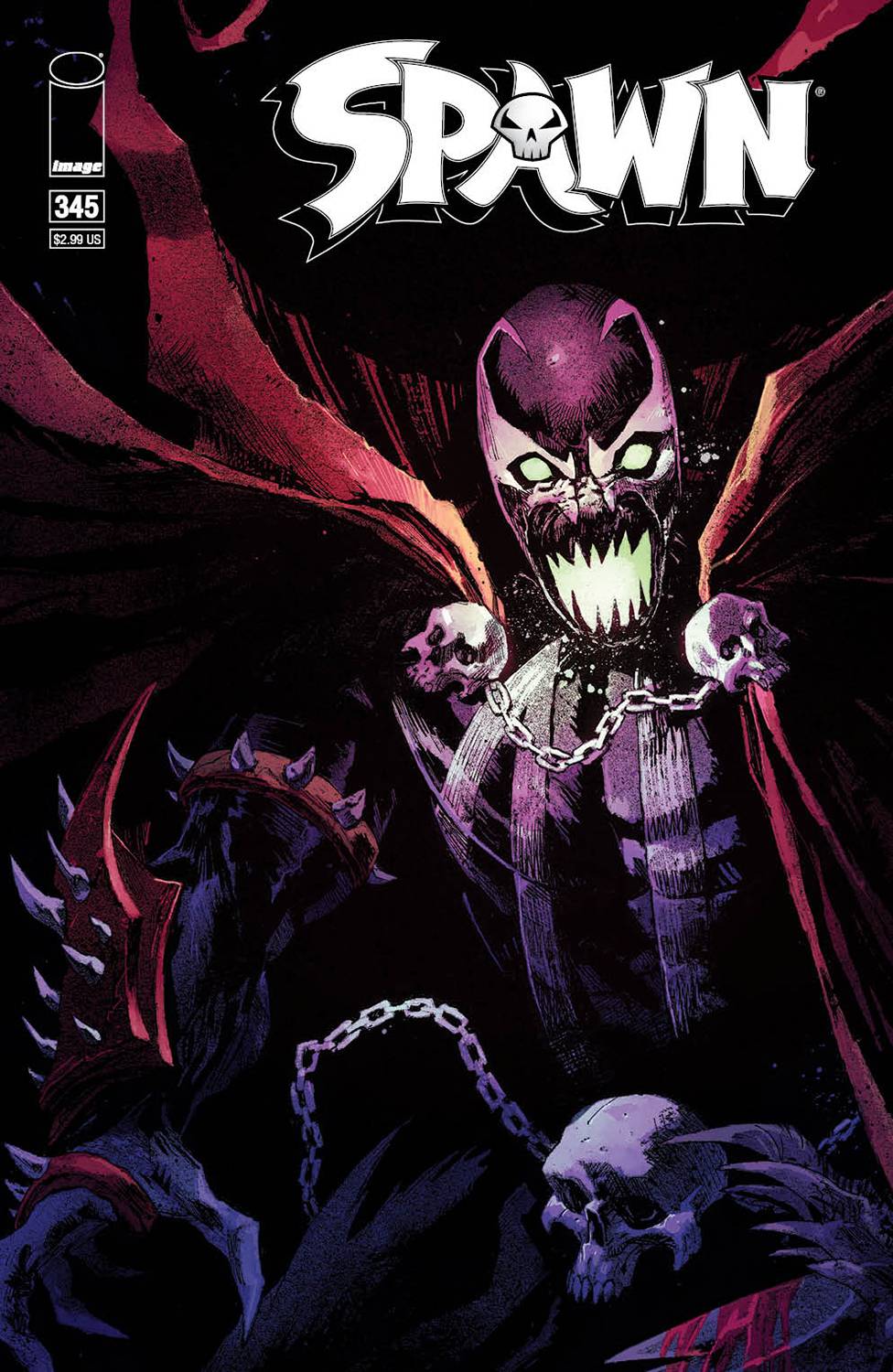 Spawn #345 Cvr A Mele