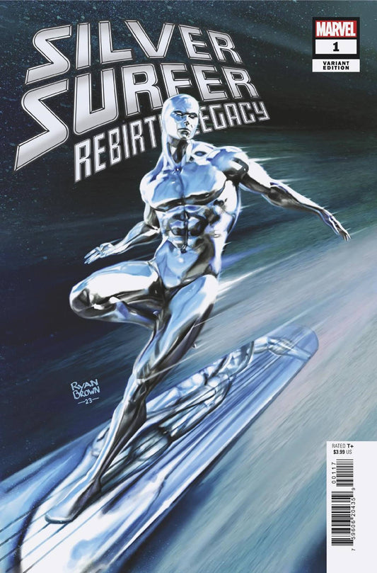 Silver Surfer Rebirth Legacy #1 25 Copy Incv Ryan Brow