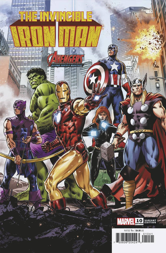 Invincible Iron Man #10 Cafu Avengers 60Th Var