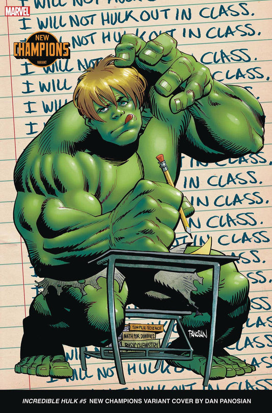 Incredible Hulk #5 Dan Panosian New Champions Var