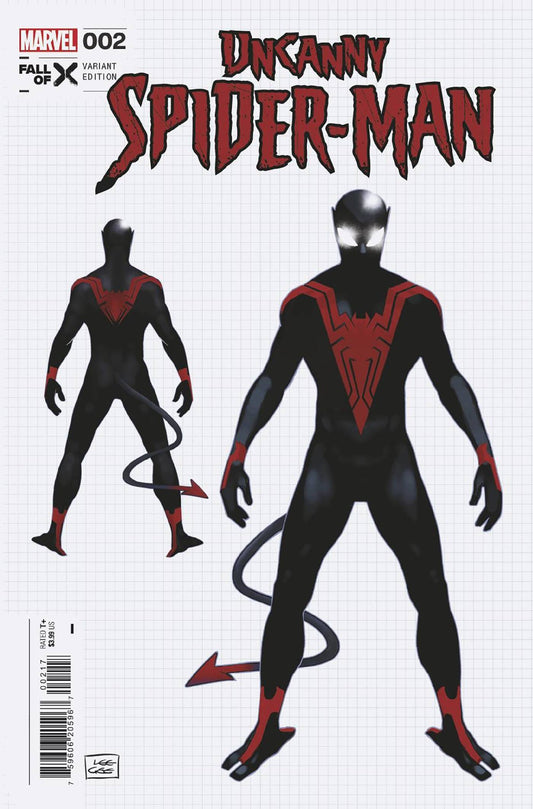 Uncanny Spider-Man #2 10 Copy Incv Lee Garbett Design