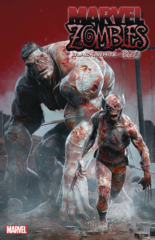 Marvel Zombies Black White Blood #1 Bjorn Barends Var