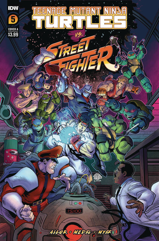Tmnt Vs. Street Fighter #5  Cvr A Medel (Of 5)