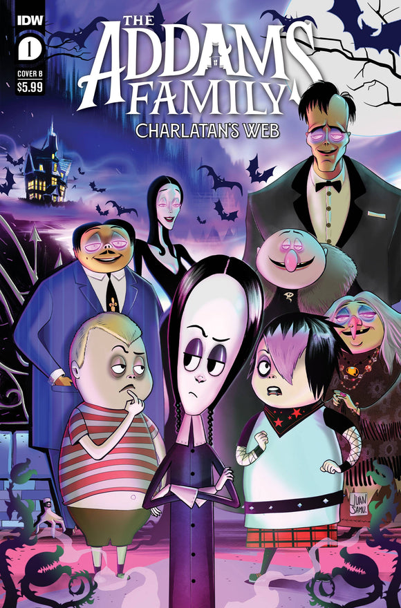 Addams Family Charlatans Web #1 Cvr B Samu