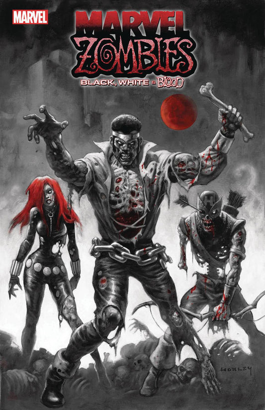 Marvel Zombies Black White Blood #3 Alex Horley Var