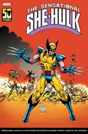 Sensational She-Hulk #4 Dan Jurgens Wolverine Wolverine Var
