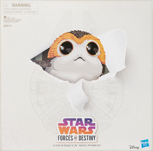 Star Wars Forces Of Destiny Chewbacca Porgs SDCC Exclusive