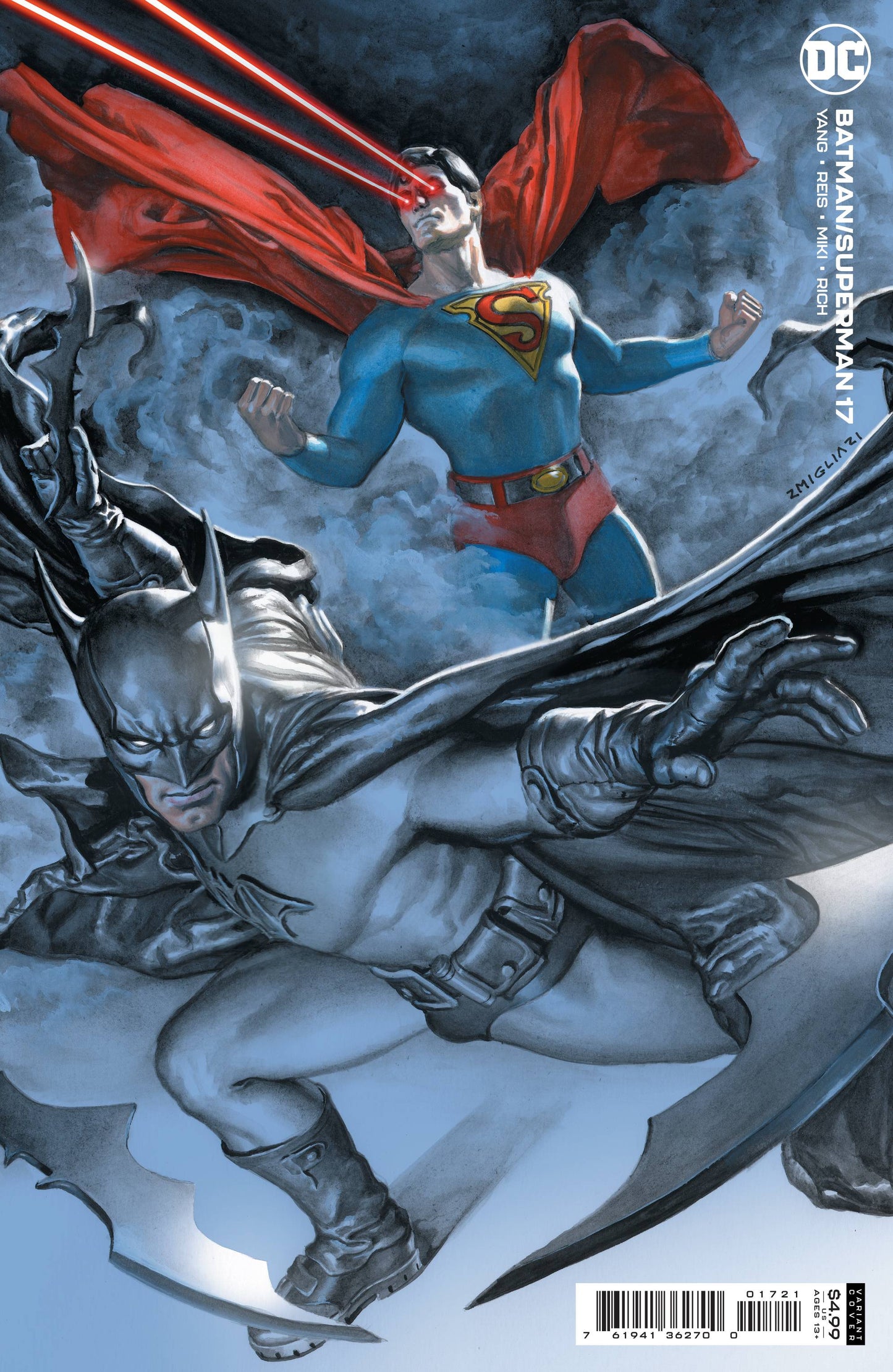 Batman Superman #17 Cvr B Rodolfo Migliar Card Stock V