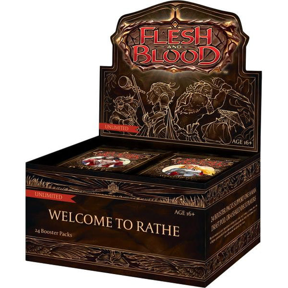 FLESH AND BLOOD: WELCOME TO RATHE UNLIMITED BOOSTER BOX